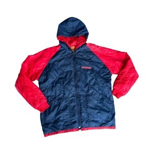 Vintage 90s MECCA Colorblock Jacket Windbreaker Mens Large